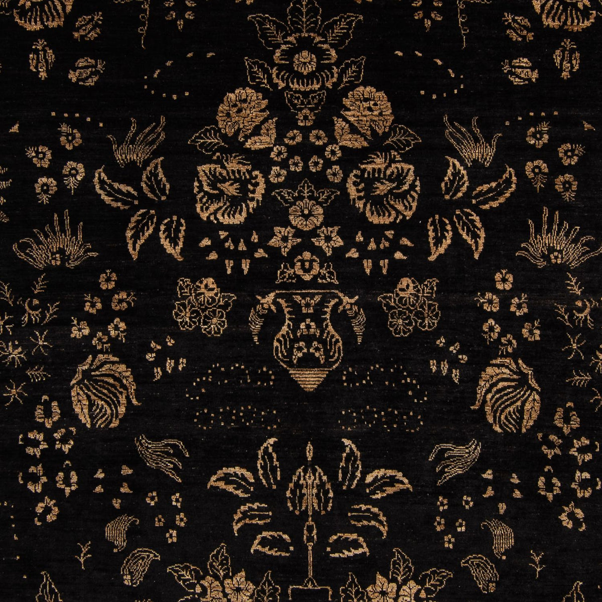 Dywan orientalny - 350 x 246 cm - ciemnoniebieski