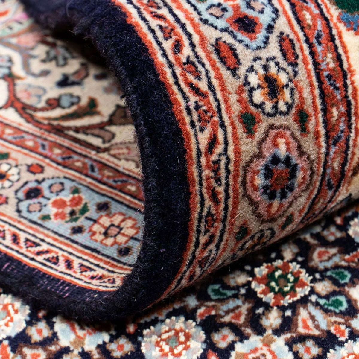 Dywan perski - Klasyczny - 281 x 193 cm - ciemnoniebieski