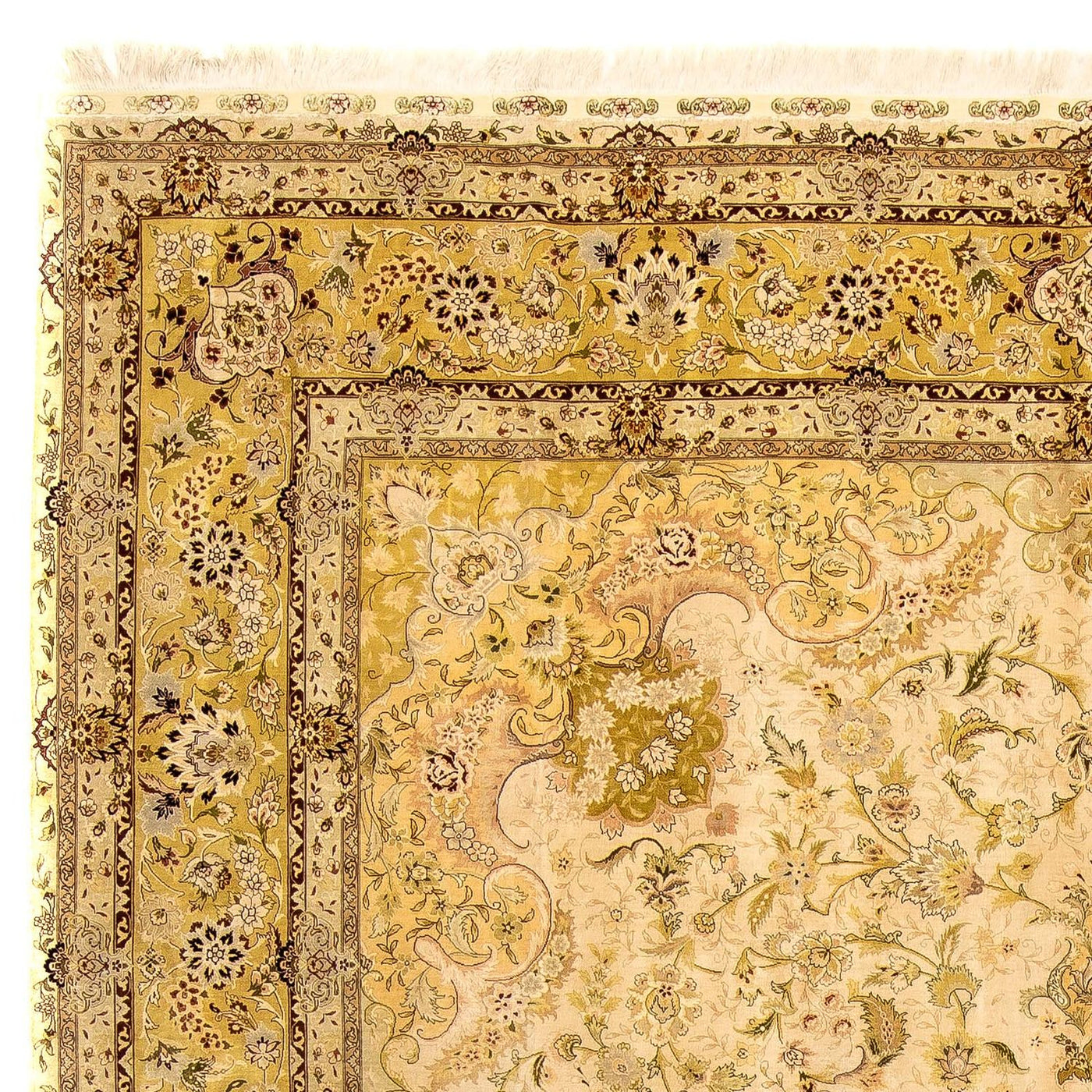 Hereke jedwab Dywan 375x277cm - Dywan orientalny
