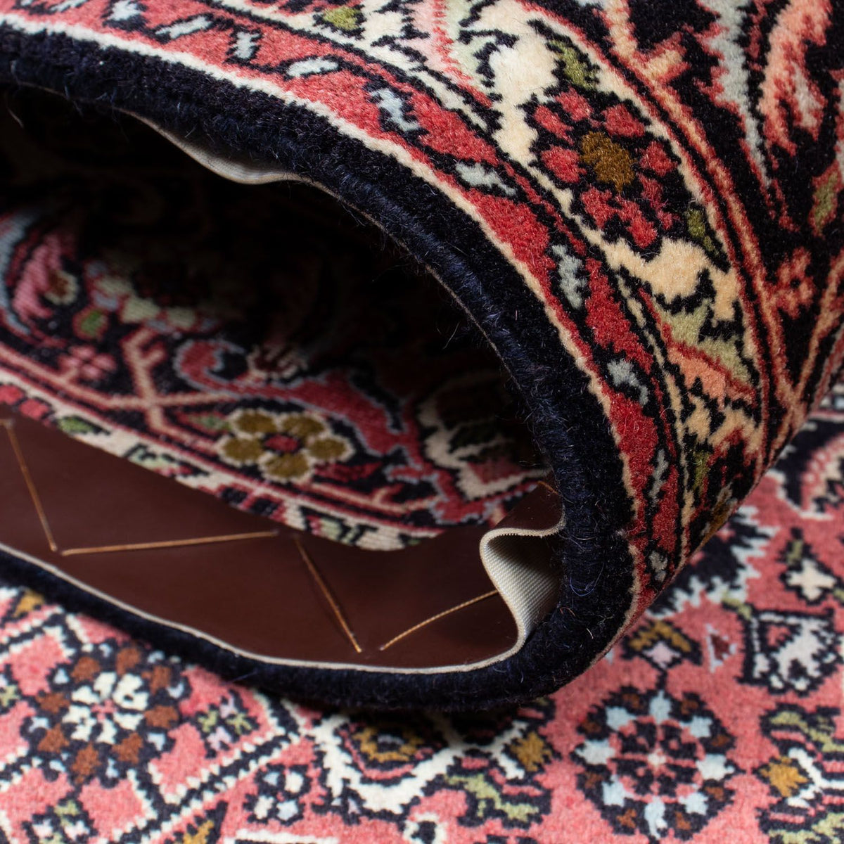 Dywan perski - Bijar - 227 x 137 cm - czerwony