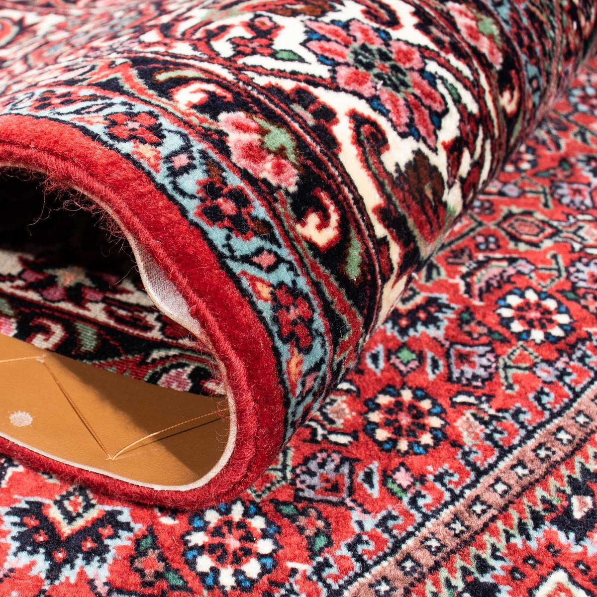 Dywan perski - Bijar - 241 x 172 cm - ciemna czerwień