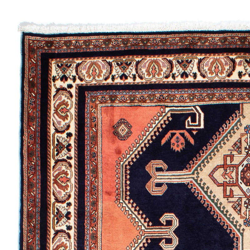 Dywan perski - Bijar - 238 x 175 cm - ciemnoniebieski