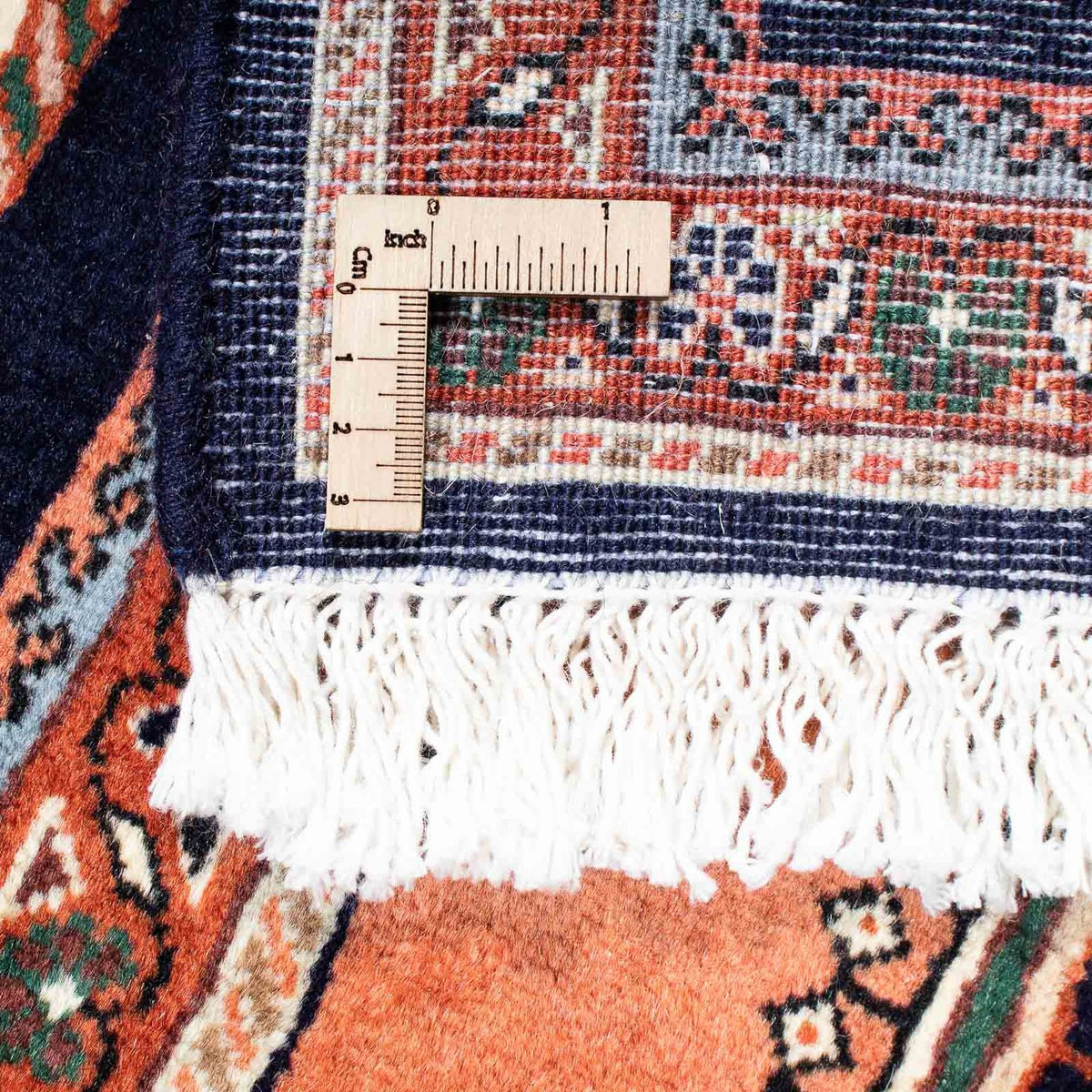 Dywan perski - Bijar - 238 x 175 cm - ciemnoniebieski