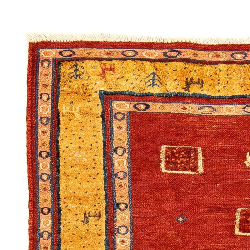 Dywan Kelim - Orientalny - 144 x 100 cm - ciemna czerwień