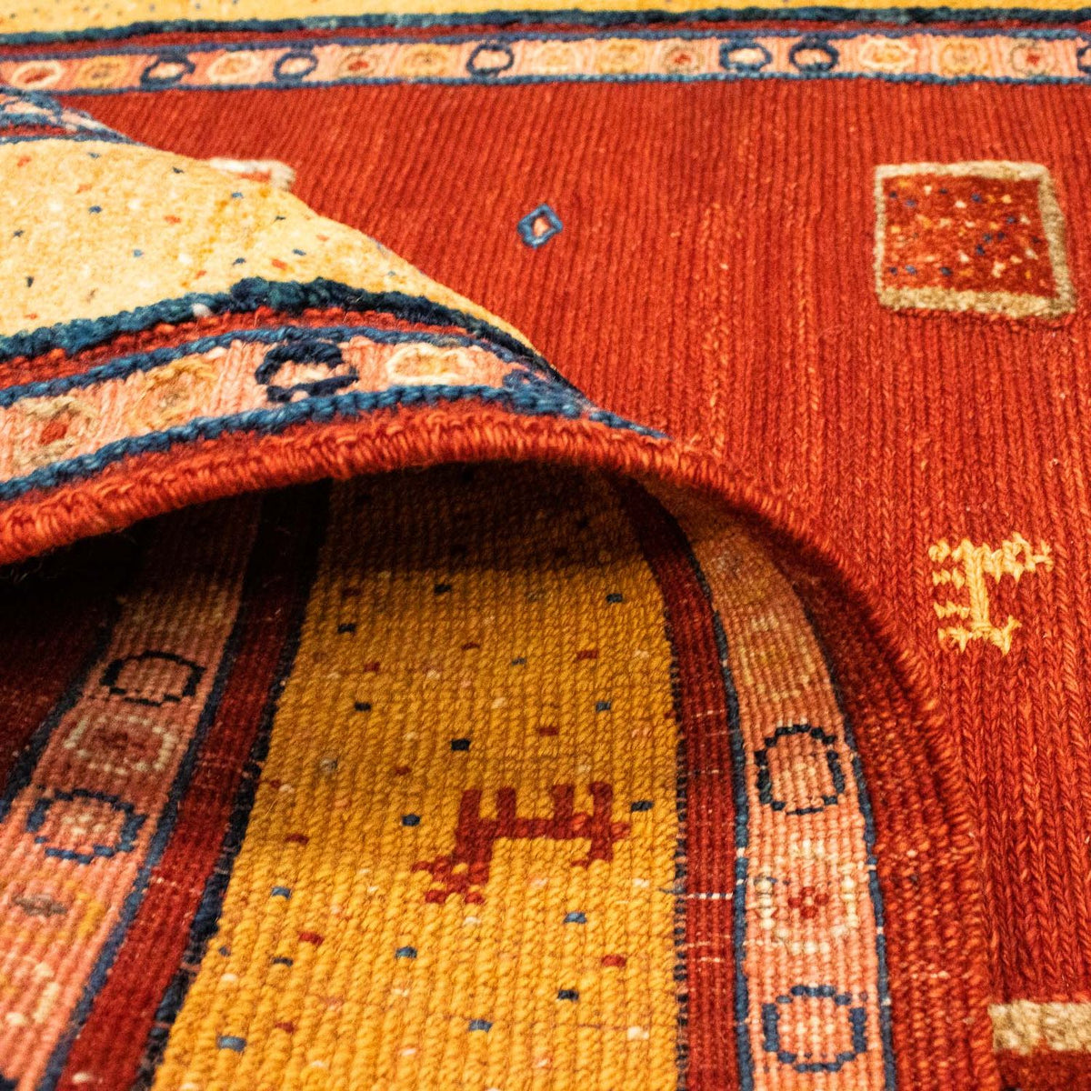 Dywan Kelim - Orientalny - 144 x 100 cm - ciemna czerwień