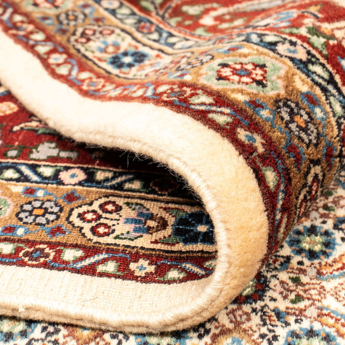 Dywan perski - Klasyczny kwadratowy  - 257 x 248 cm - jasnobrązowy