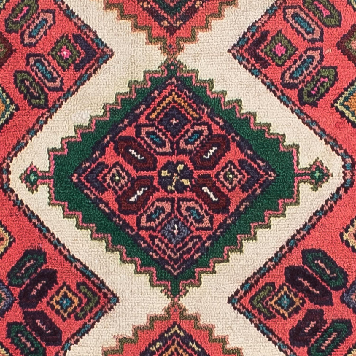 Biegacz Perski dywan - Nomadyczny - 290 x 70 cm - jasna czerwień