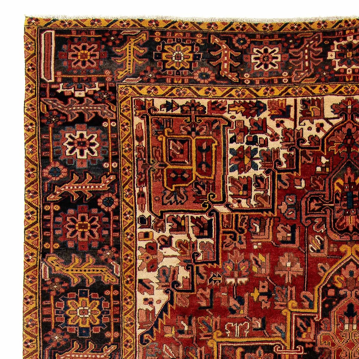 Perski dywan - Nomadyczny - 395 x 291 cm - ciemna czerwień