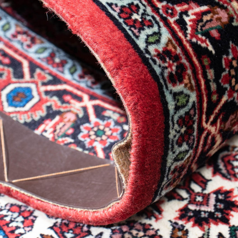 Biegacz Dywan perski - Bijar - 208 x 73 cm - czerwony