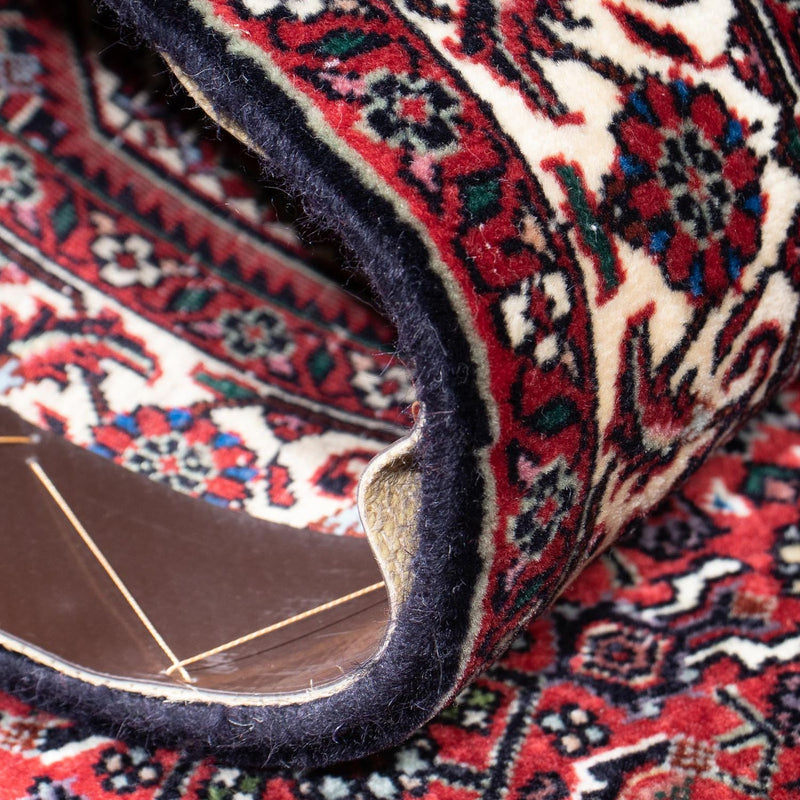 Biegacz Dywan perski - Bijar - 200 x 76 cm - ciemnoniebieski