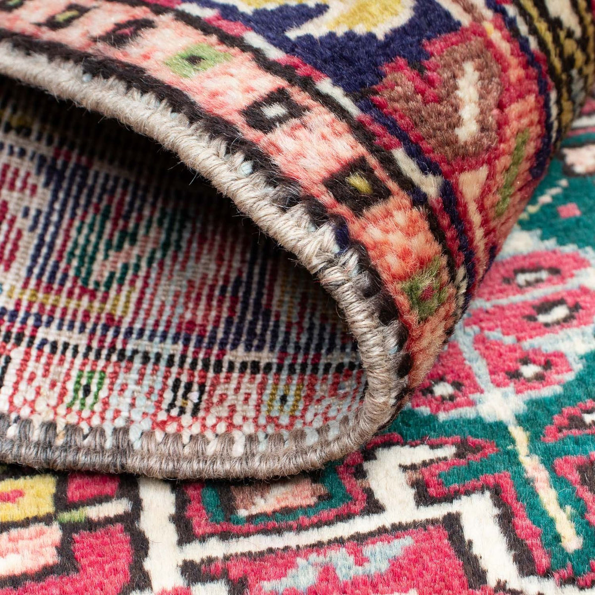 Perski dywan - Nomadyczny - 86 x 65 cm - wielokolorowy