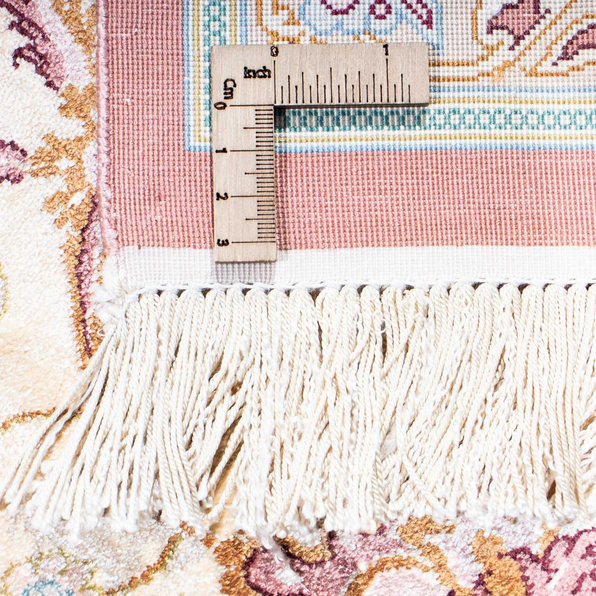 Dywan perski - Ghom - 240 x 160 cm - beżowy