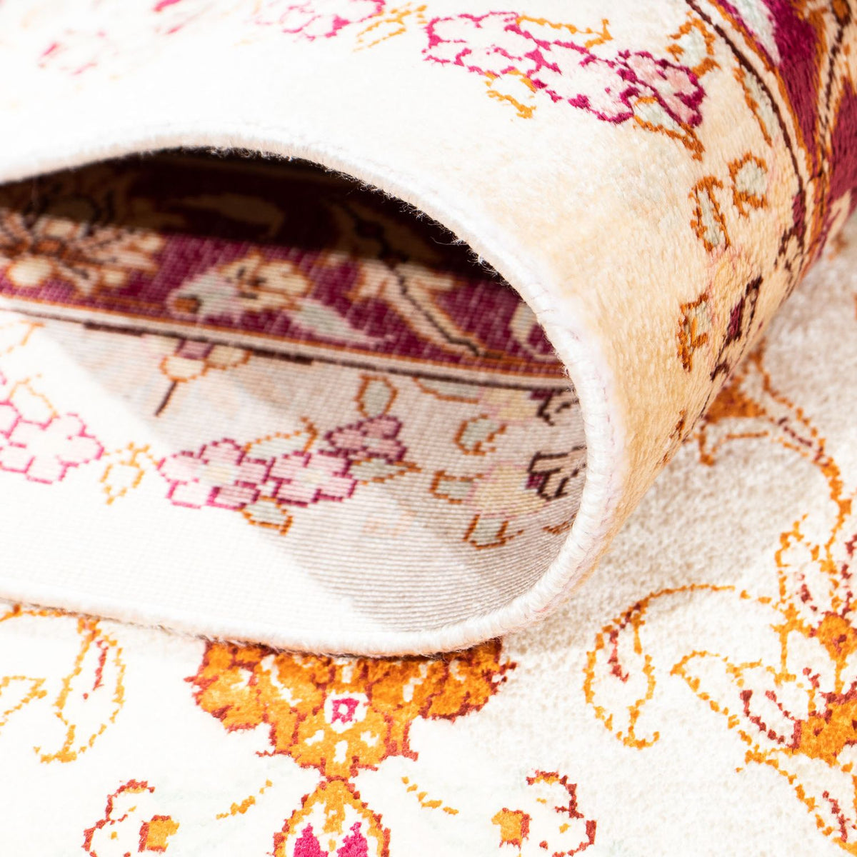 Dywan perski - Ghom - 240 x 157 cm - beżowy