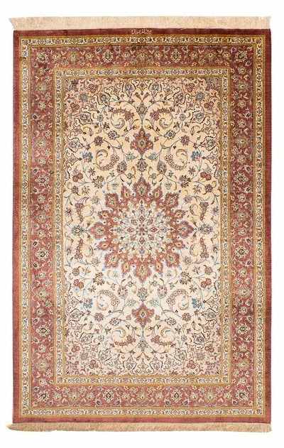 Qom jedwab Dywan 128x200cm - Dywan orientalny