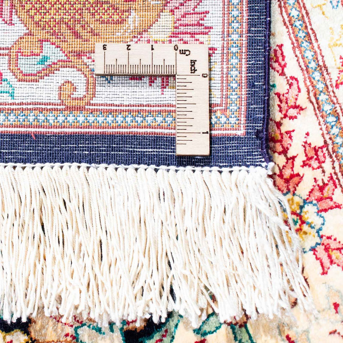 Dywan perski - Ghom - 130 x 81 cm - beżowy