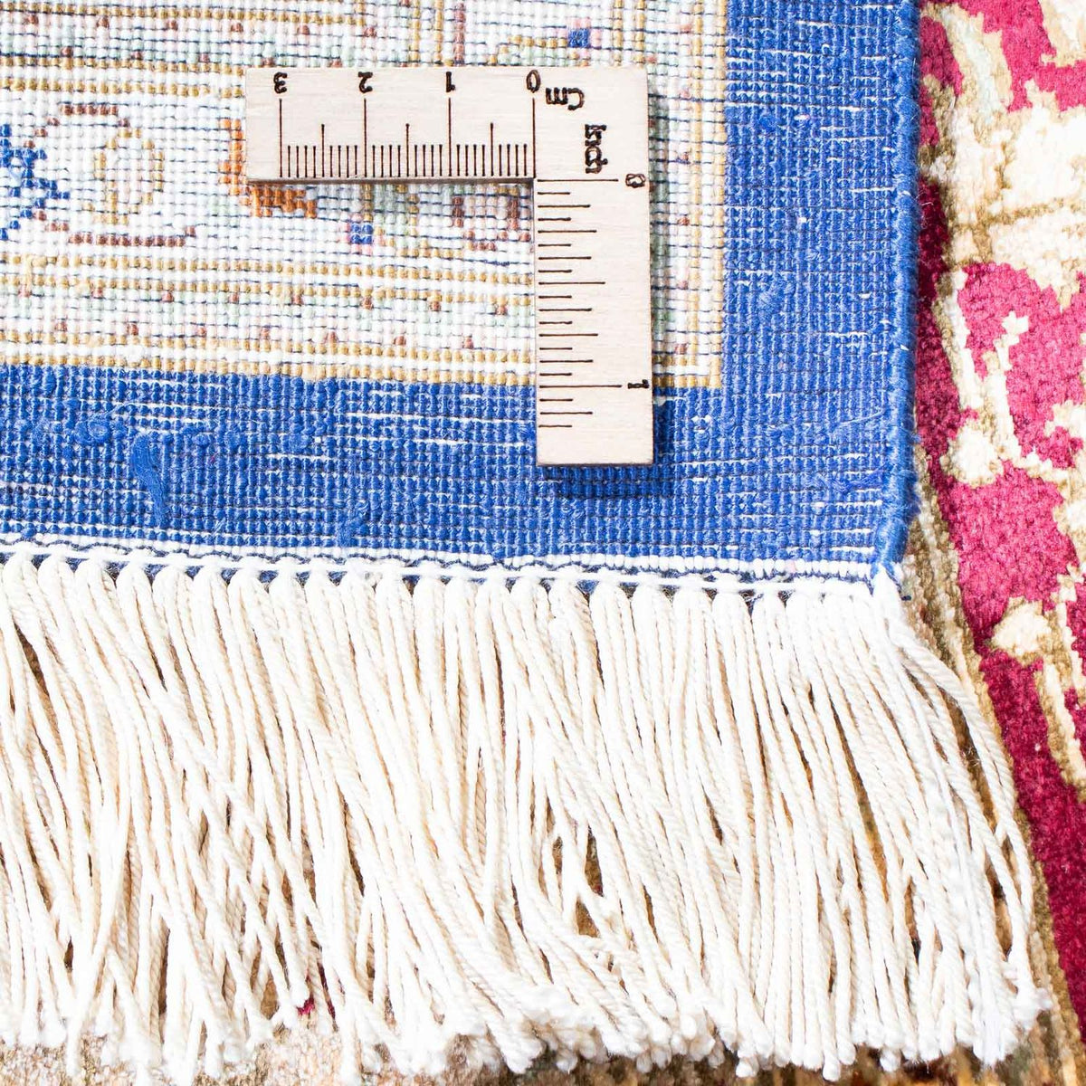 Dywan perski - Ghom - 152 x 100 cm - ciemnoniebieski