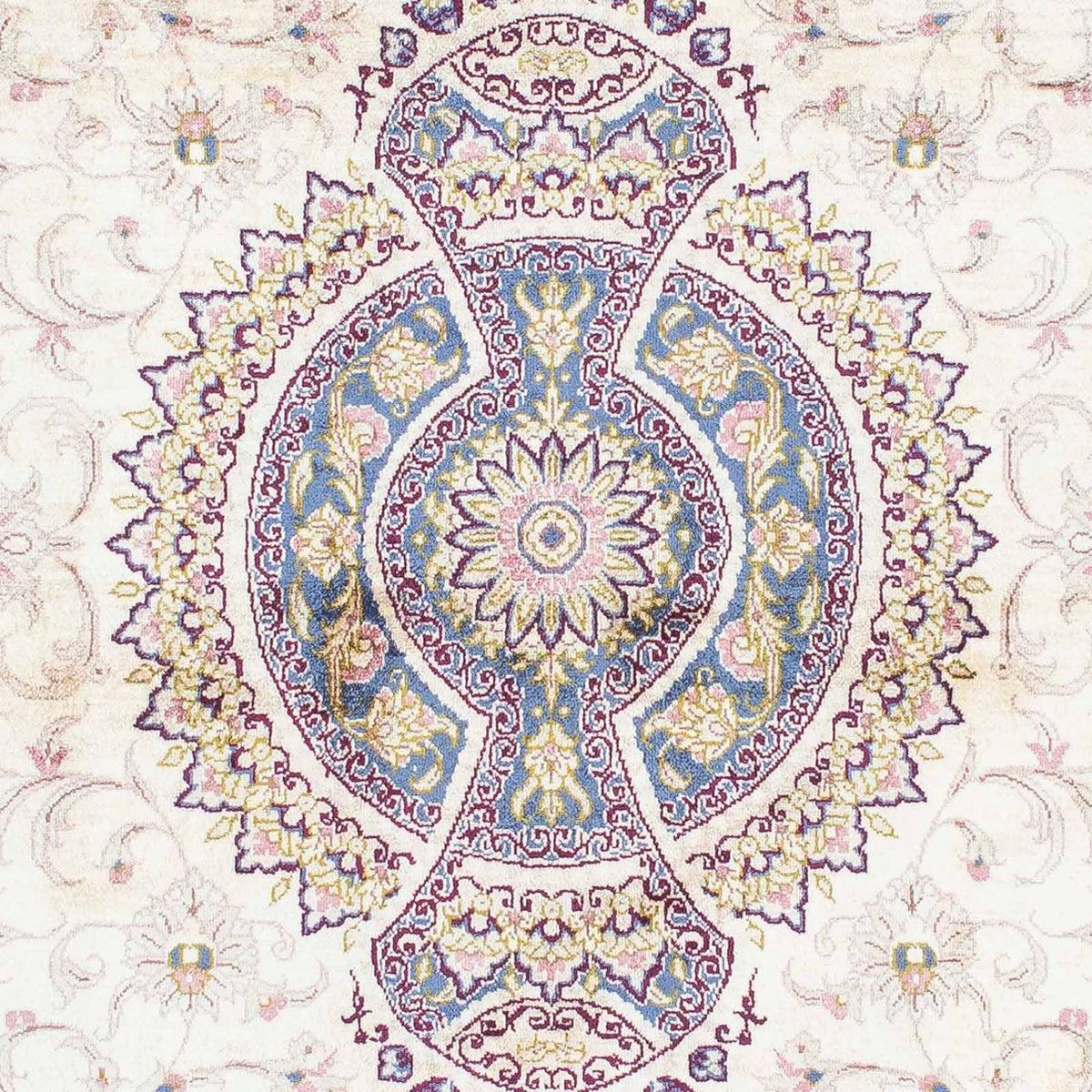 Dywan perski - Ghom - 143 x 100 cm - beżowy