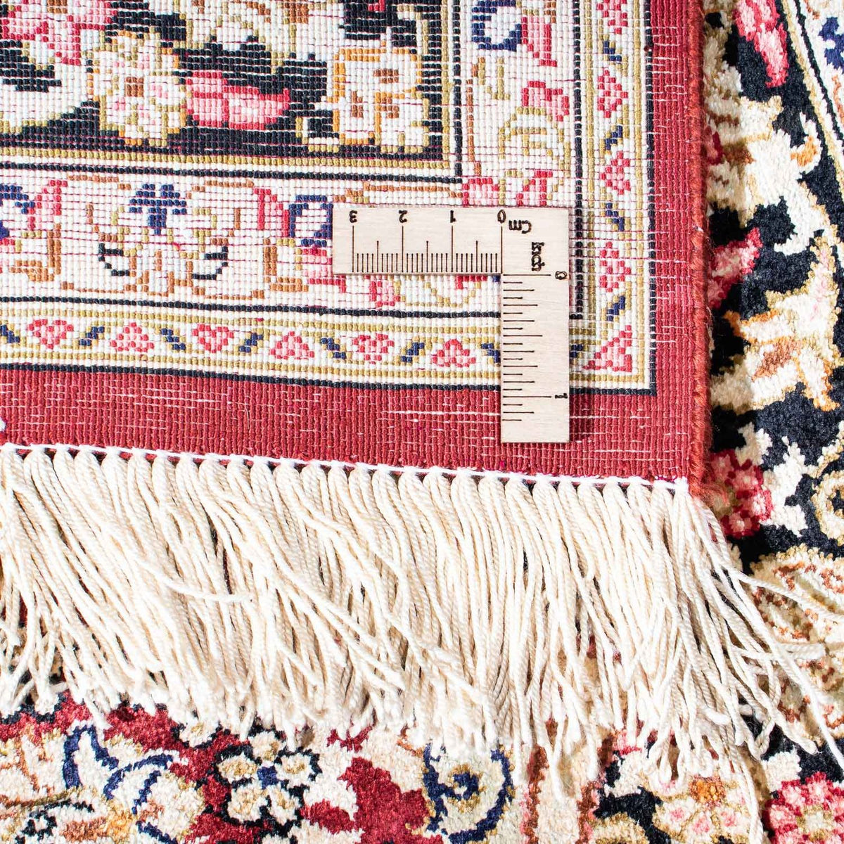 Dywan perski - Ghom - 144 x 95 cm - ciemna czerwień