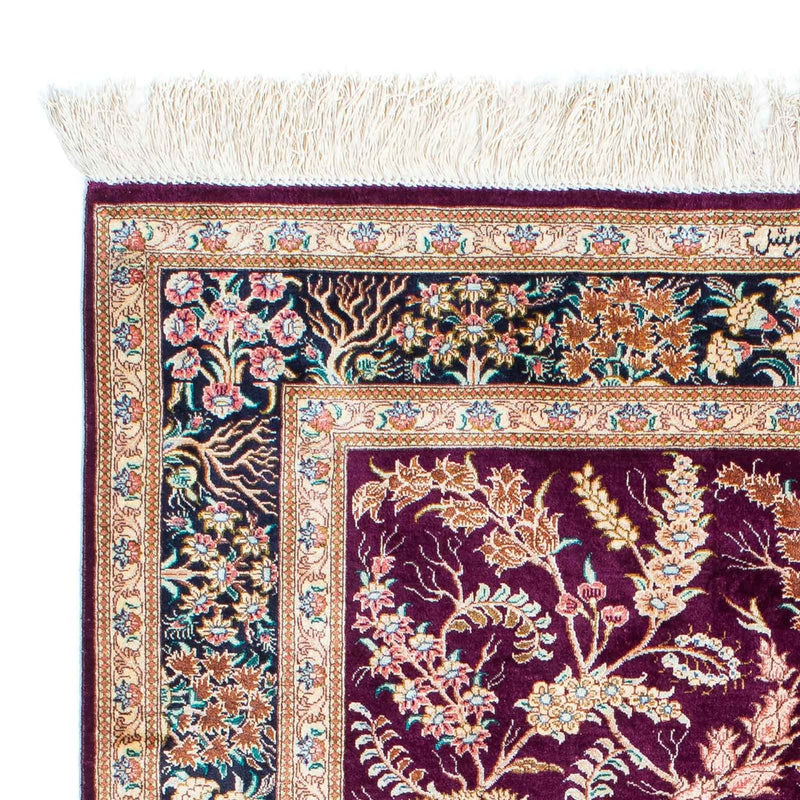 Dywan perski - Ghom - 144 x 97 cm - fioletowy