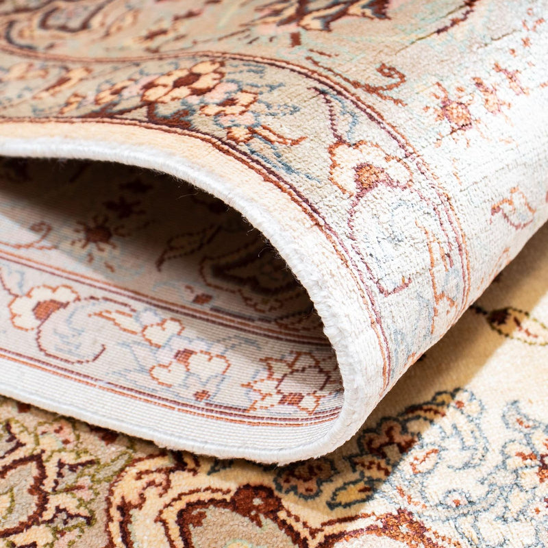 Dywan perski - Ghom - 155 x 97 cm - beżowy