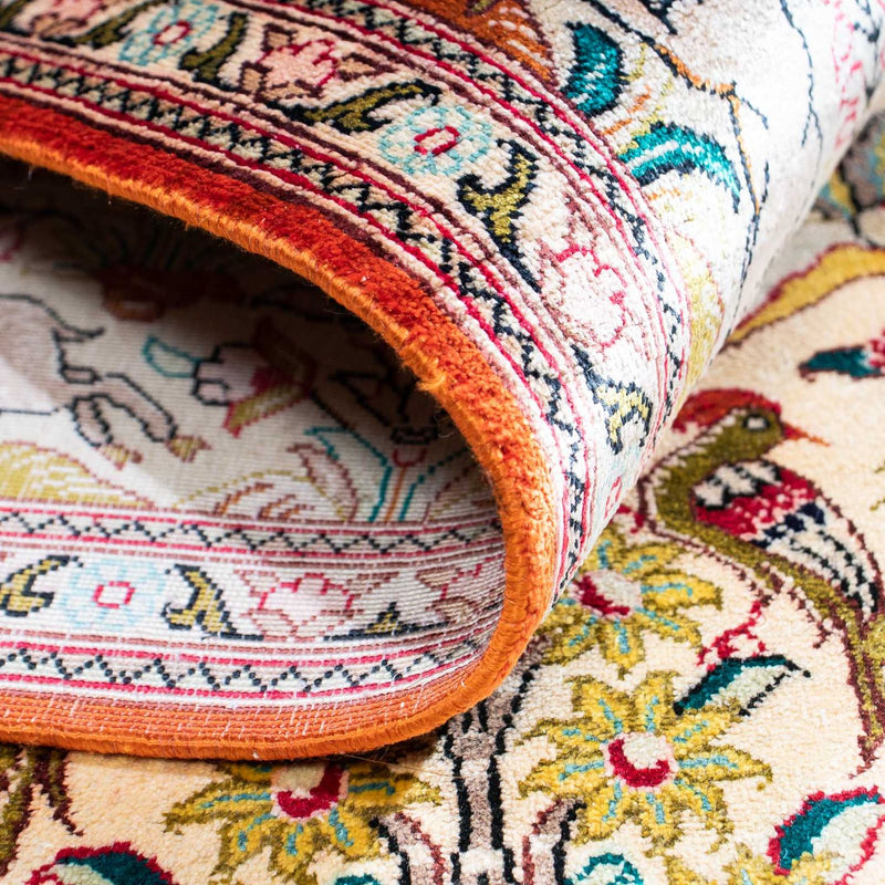 Dywan perski - Ghom - 148 x 100 cm - beżowy