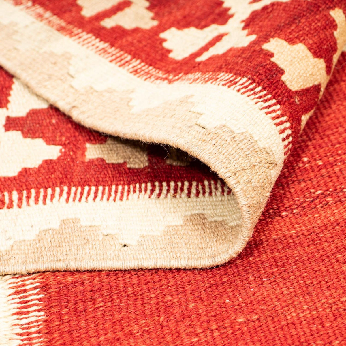 Dywan Kelim - Orientalny - 256 x 173 cm - beżowy