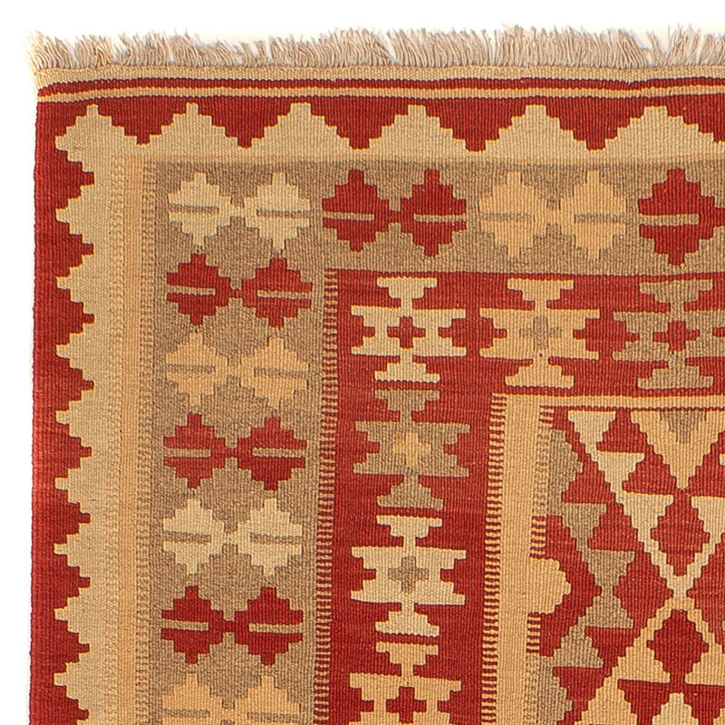 Dywan Kelim - Orientalny - 198 x 146 cm - ciemna czerwień