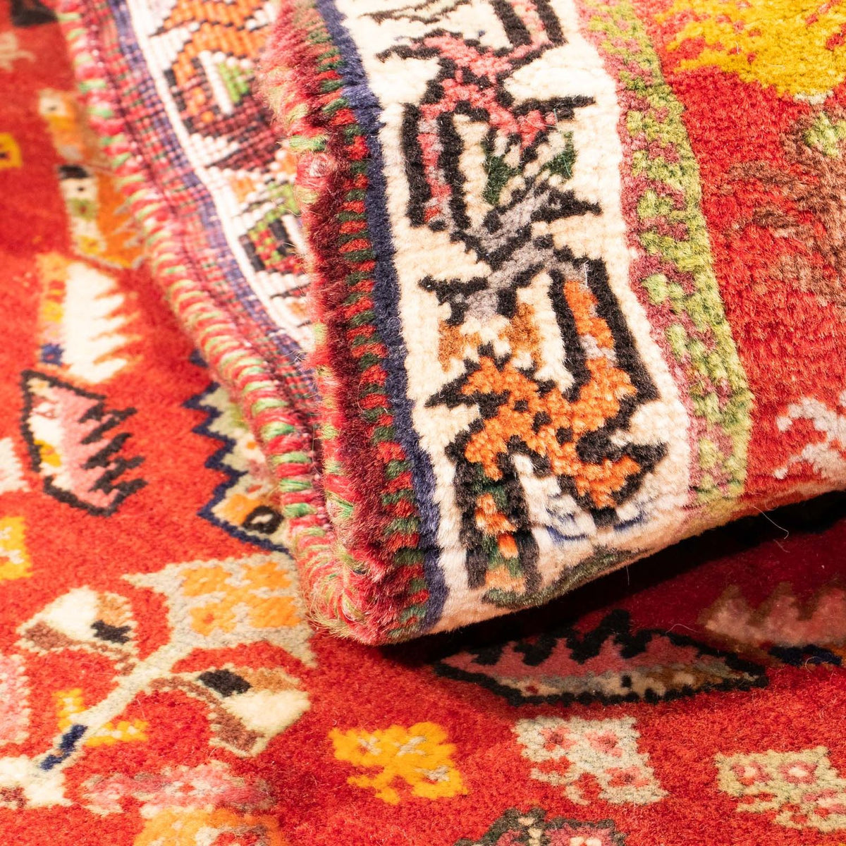 Perski dywan - Nomadyczny - 152 x 81 cm - czerwony