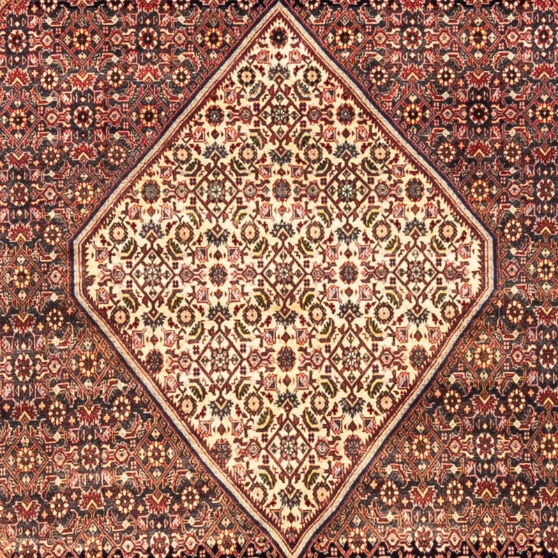 Perski dywan - Bijar - Royal kwadratowy  - 208 x 198 cm - czerwony
