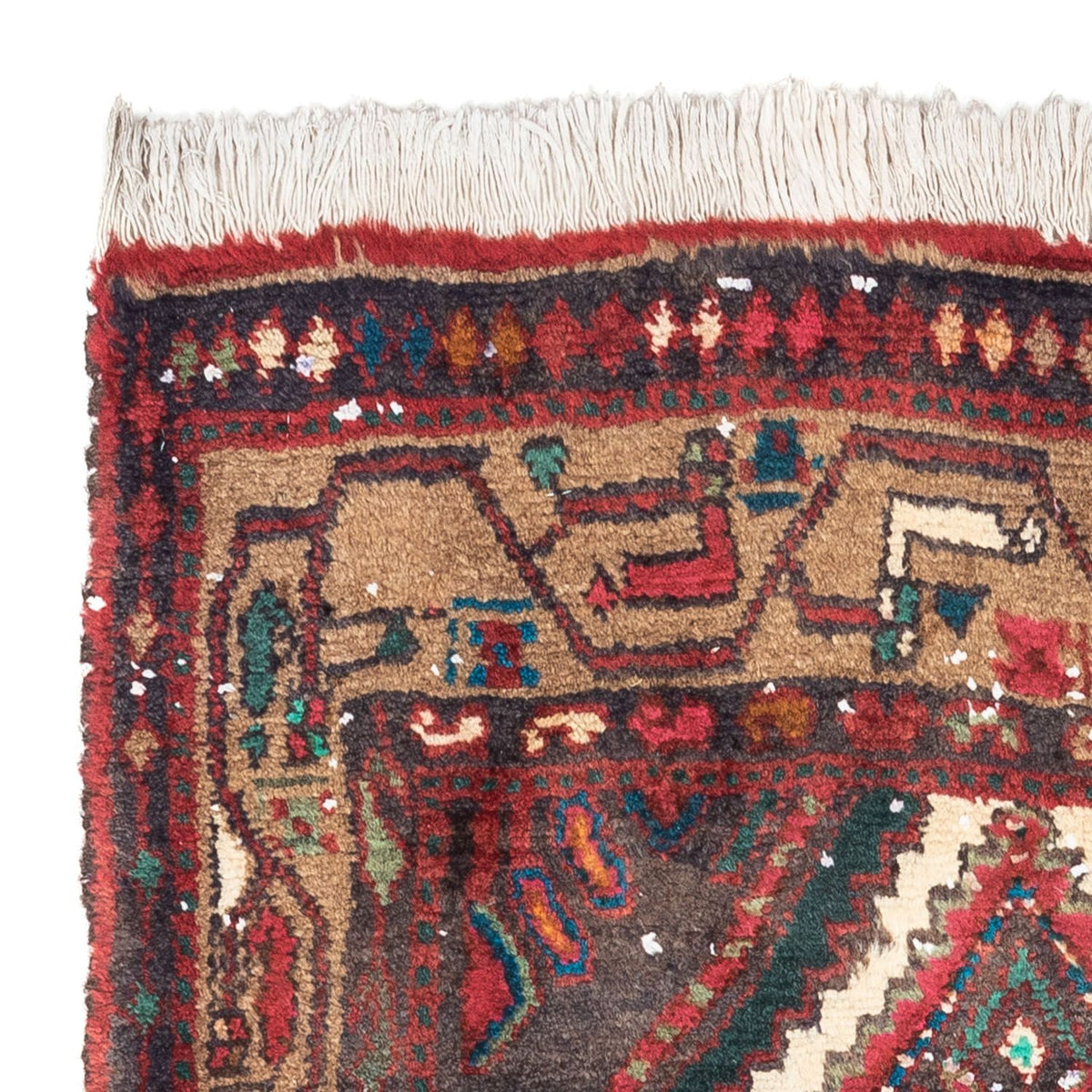 Perski dywan - Nomadyczny - 115 x 78 cm - czerwony