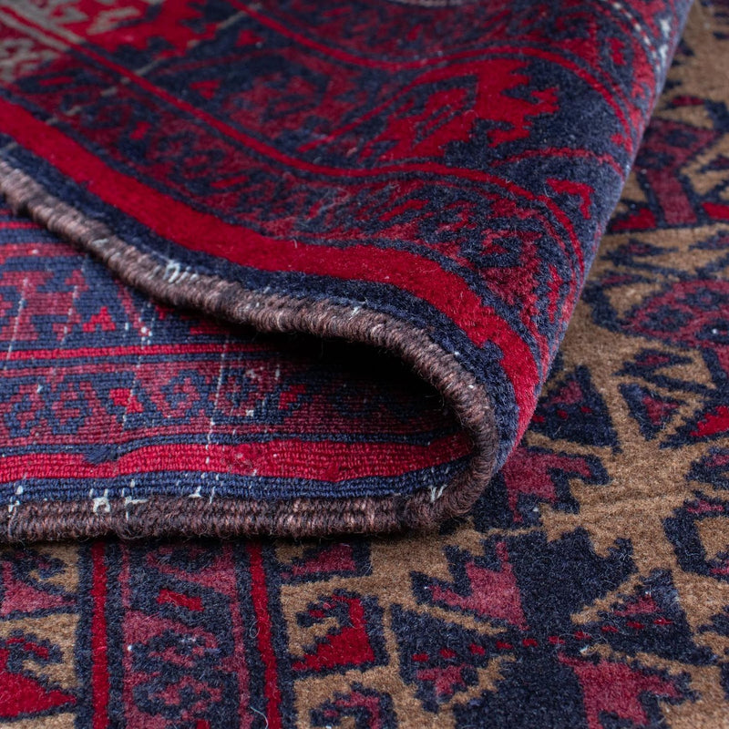 Dywan beludżycki - 125 x 92 cm - ciemna czerwień