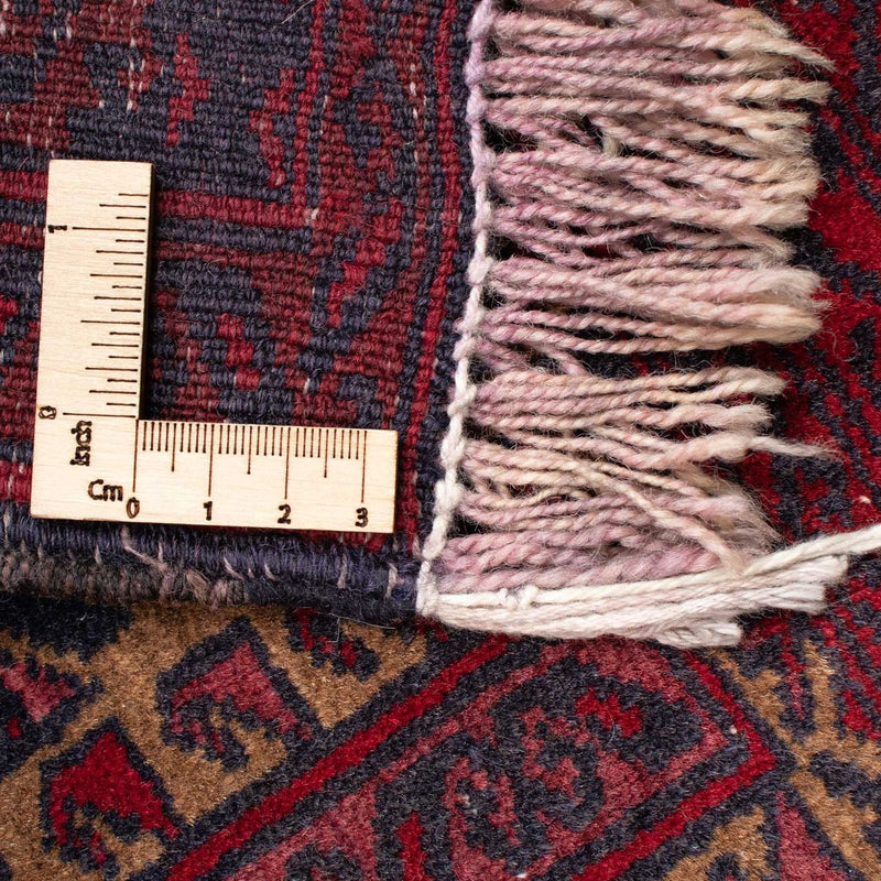 Dywan beludżycki - 125 x 92 cm - ciemna czerwień