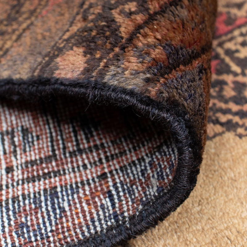 Dywan beludżycki - 172 x 105 cm - brązowy