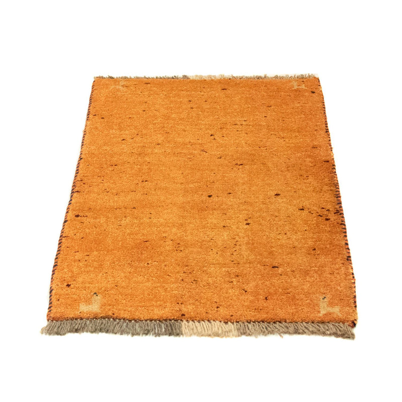 Dywan Gabbeh - perski - 86 x 58 cm - złoto