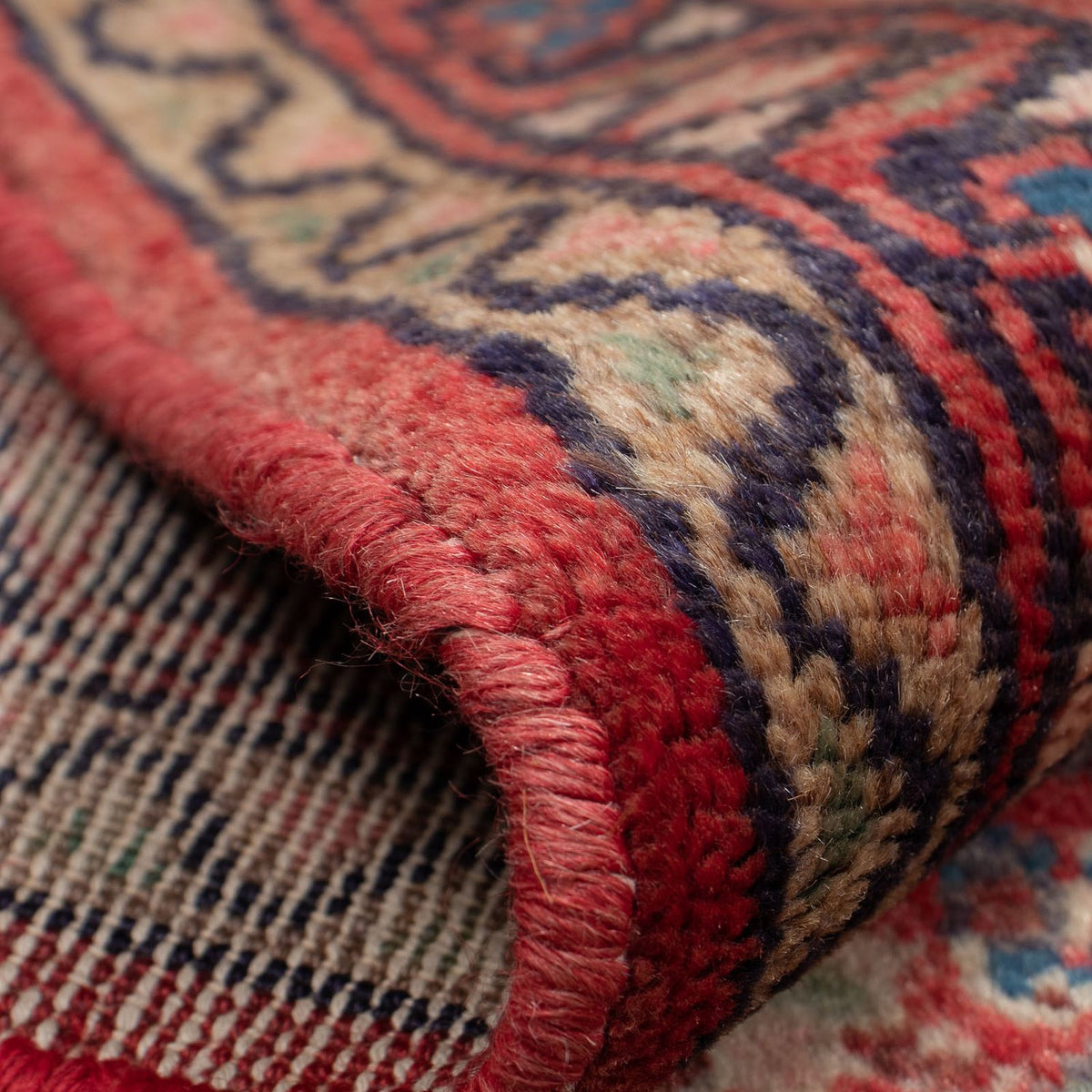 Perski dywan - Nomadyczny - 130 x 86 cm - czerwony