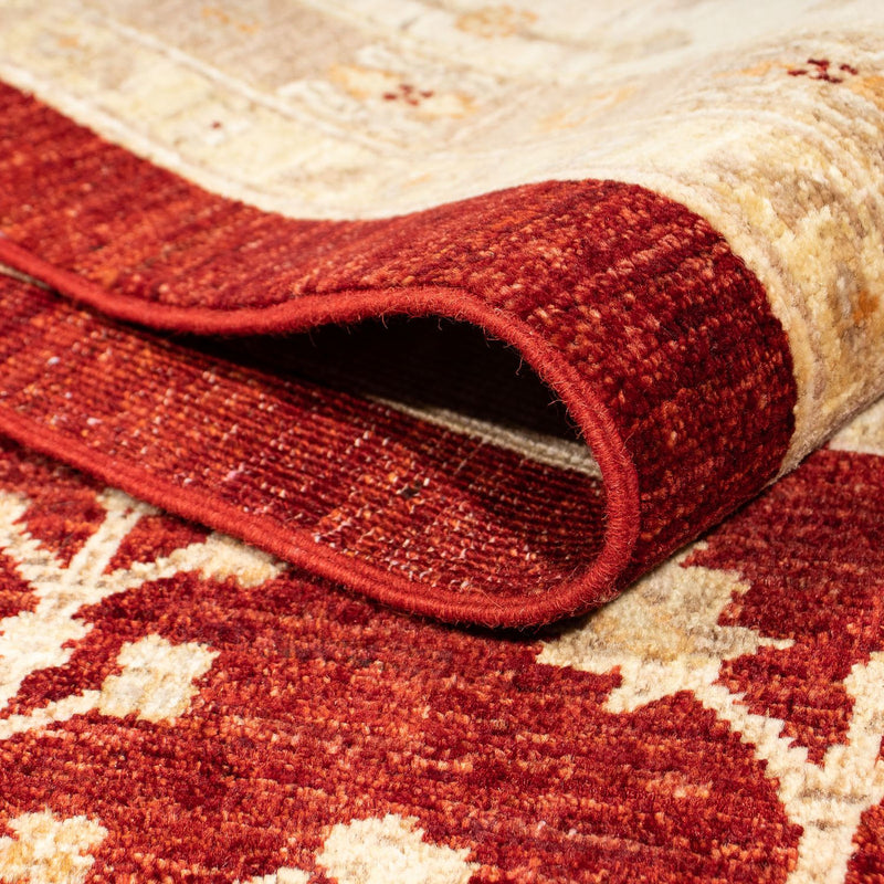 Dywan Zieglera - 343 x 248 cm - ciemna czerwień