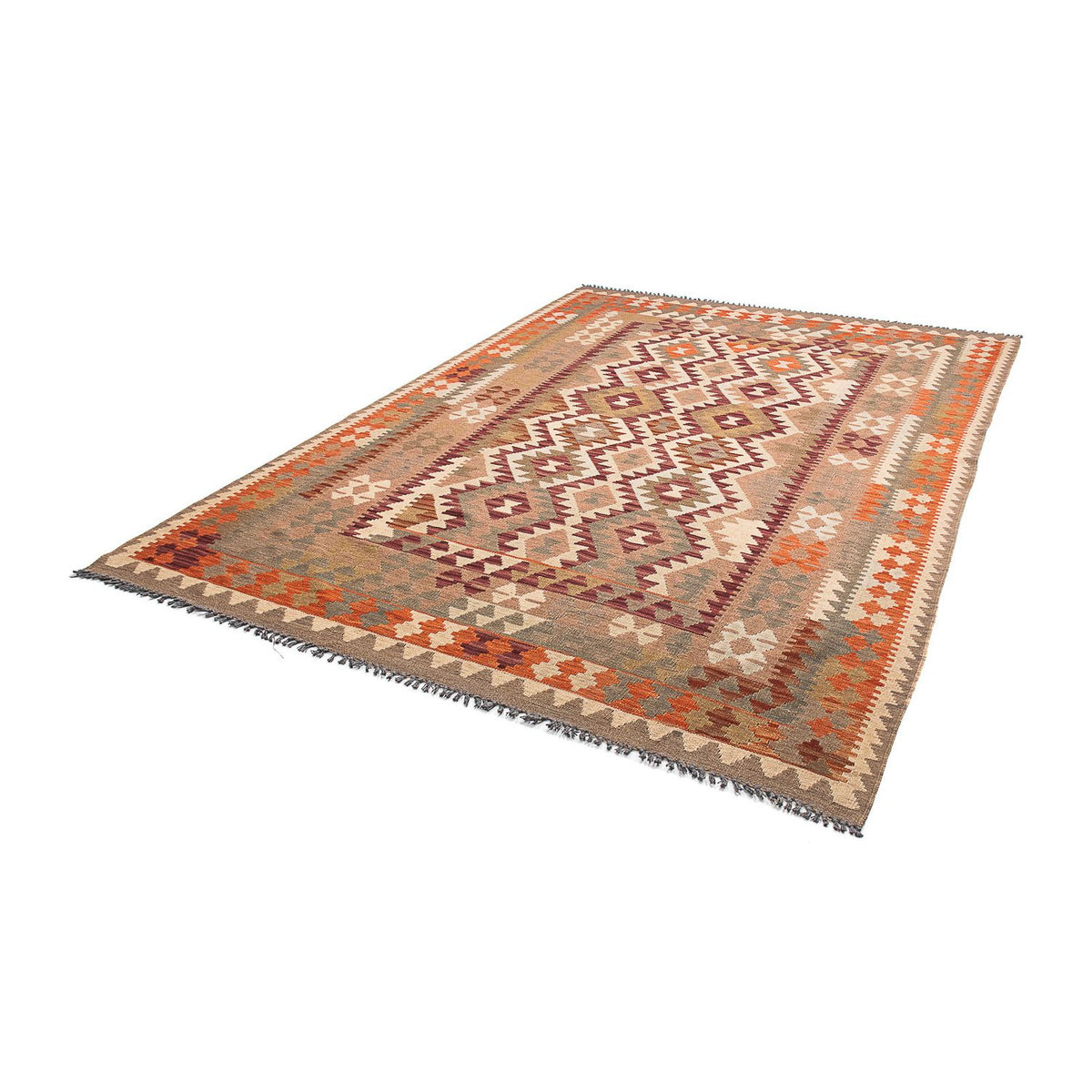 Dywan Kelim - Splash - 293 x 200 cm - wielokolorowy