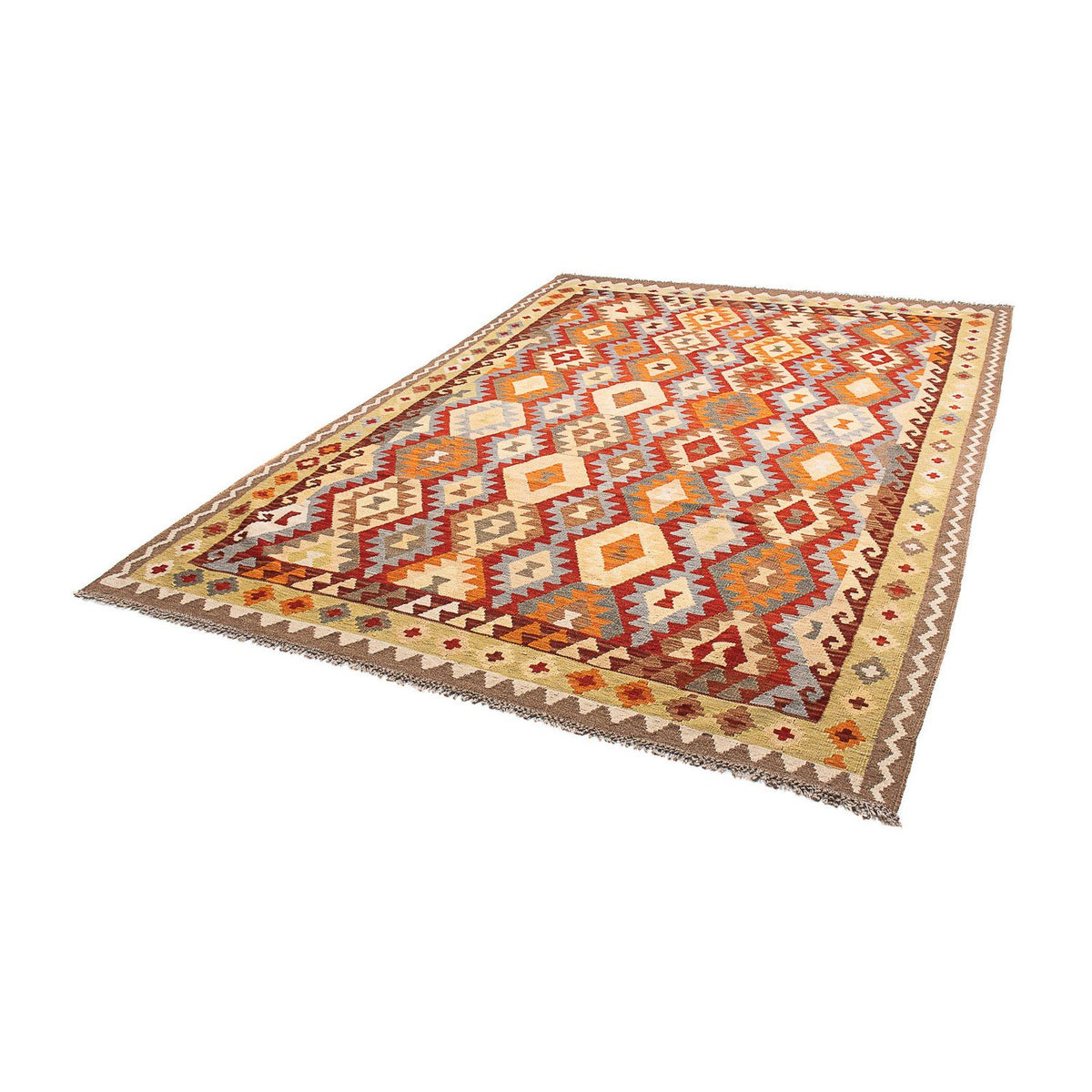 Dywan Kelim - Splash - 296 x 195 cm - wielokolorowy