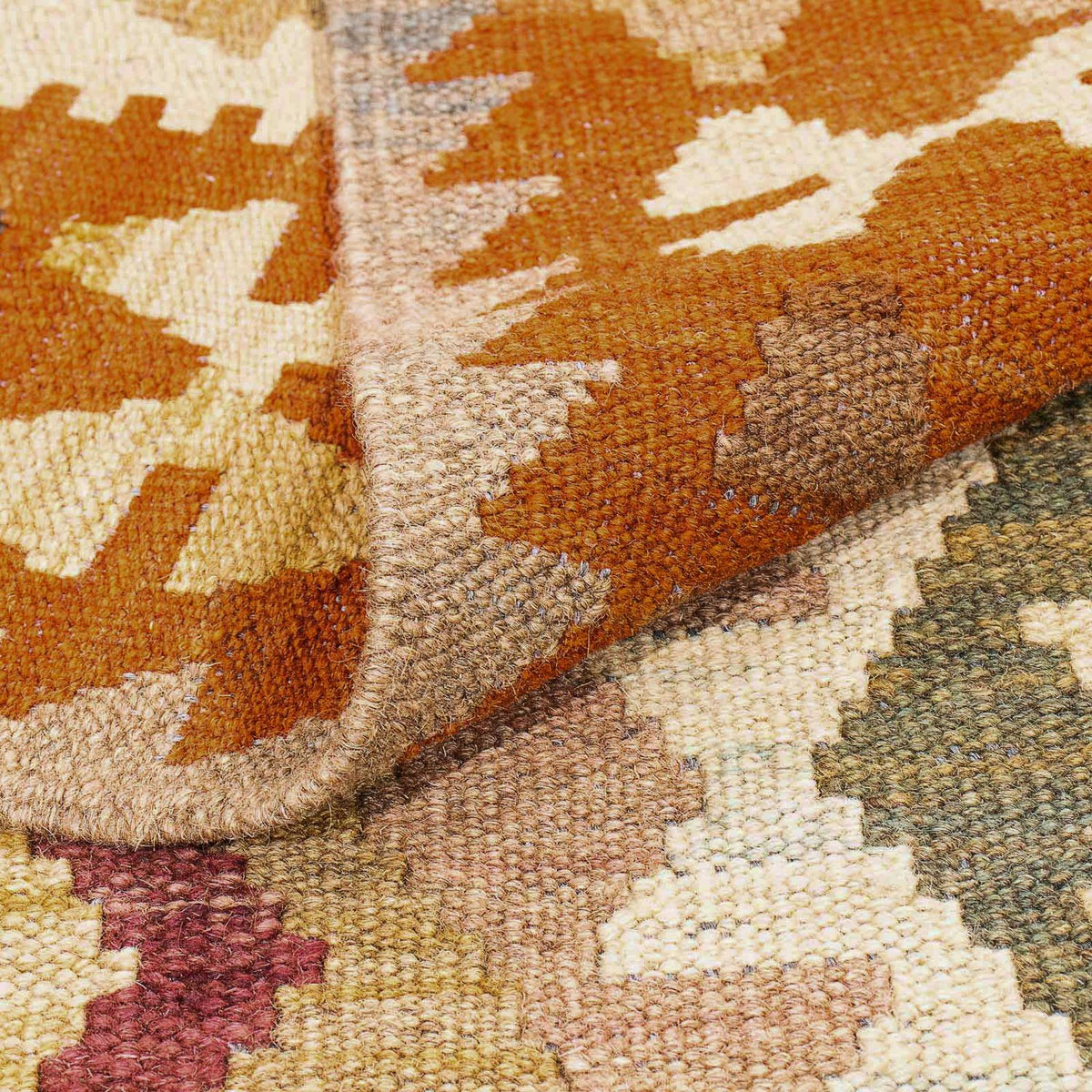 Dywan Kelim - Splash - 301 x 204 cm - beżowy