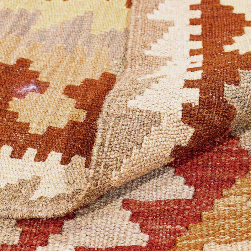 Dywan Kelim - Splash - 297 x 200 cm - jasnobrązowy