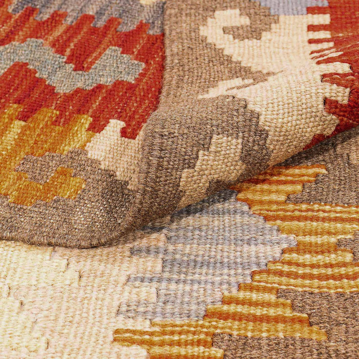 Dywan Kelim - Splash - 291 x 196 cm - wielokolorowy