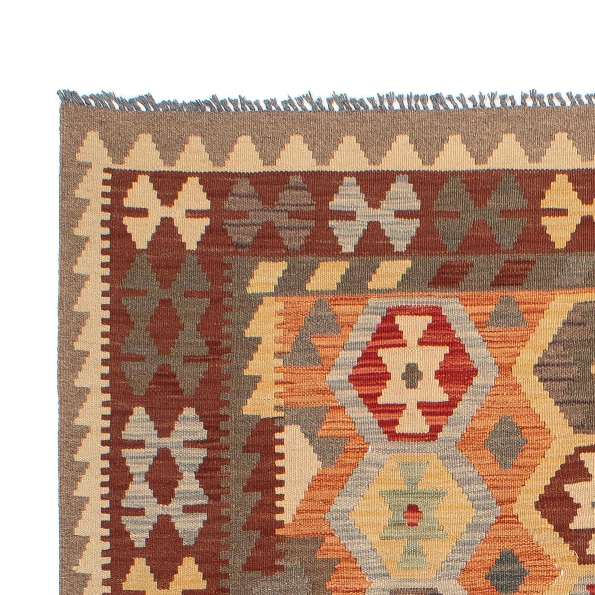 Dywan Kelim - Splash - 205 x 149 cm - wielokolorowy