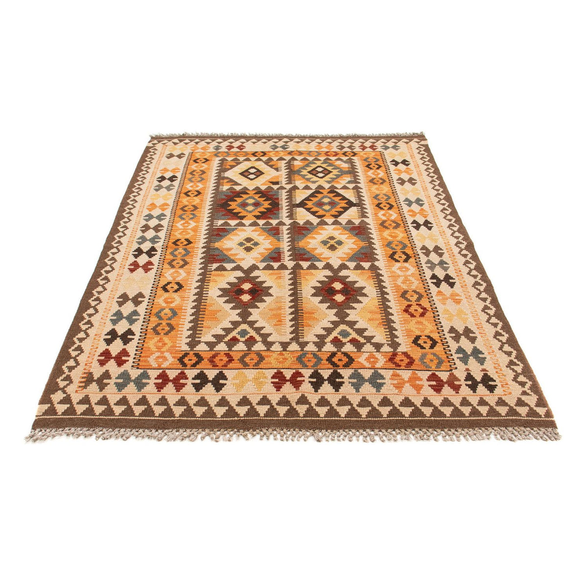 Dywan Kelim - Splash - 201 x 143 cm - wielokolorowy