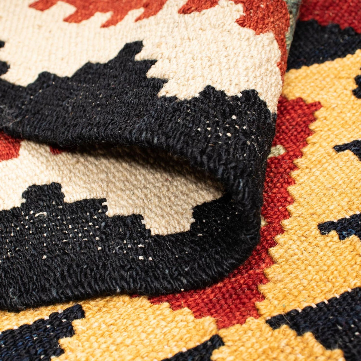 Dywan Kelim - Splash - 214 x 153 cm - wielokolorowy