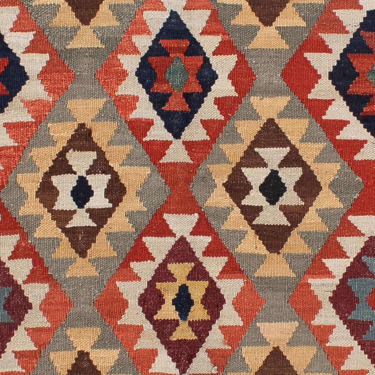 Dywan Kelim - Splash - 189 x 157 cm - wielokolorowy