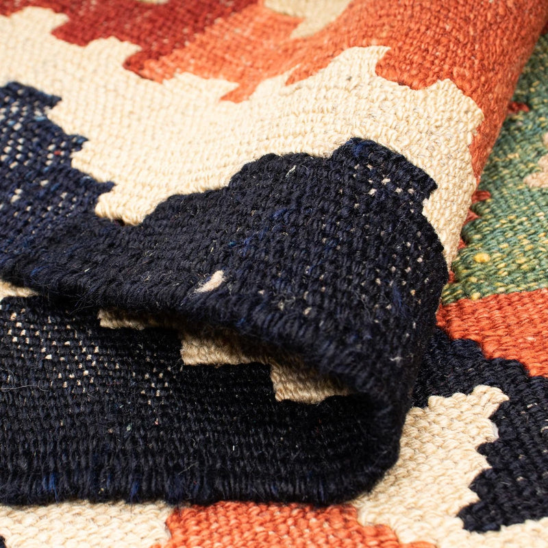 Dywan Kelim - Splash - 202 x 155 cm - wielokolorowy