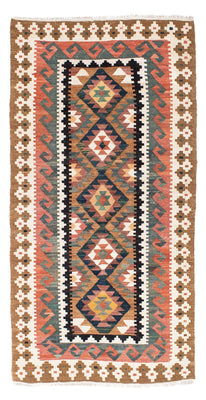Biegacz Dywan Kelim - Orientalny - 200 x 101 cm - jasnobrązowy
