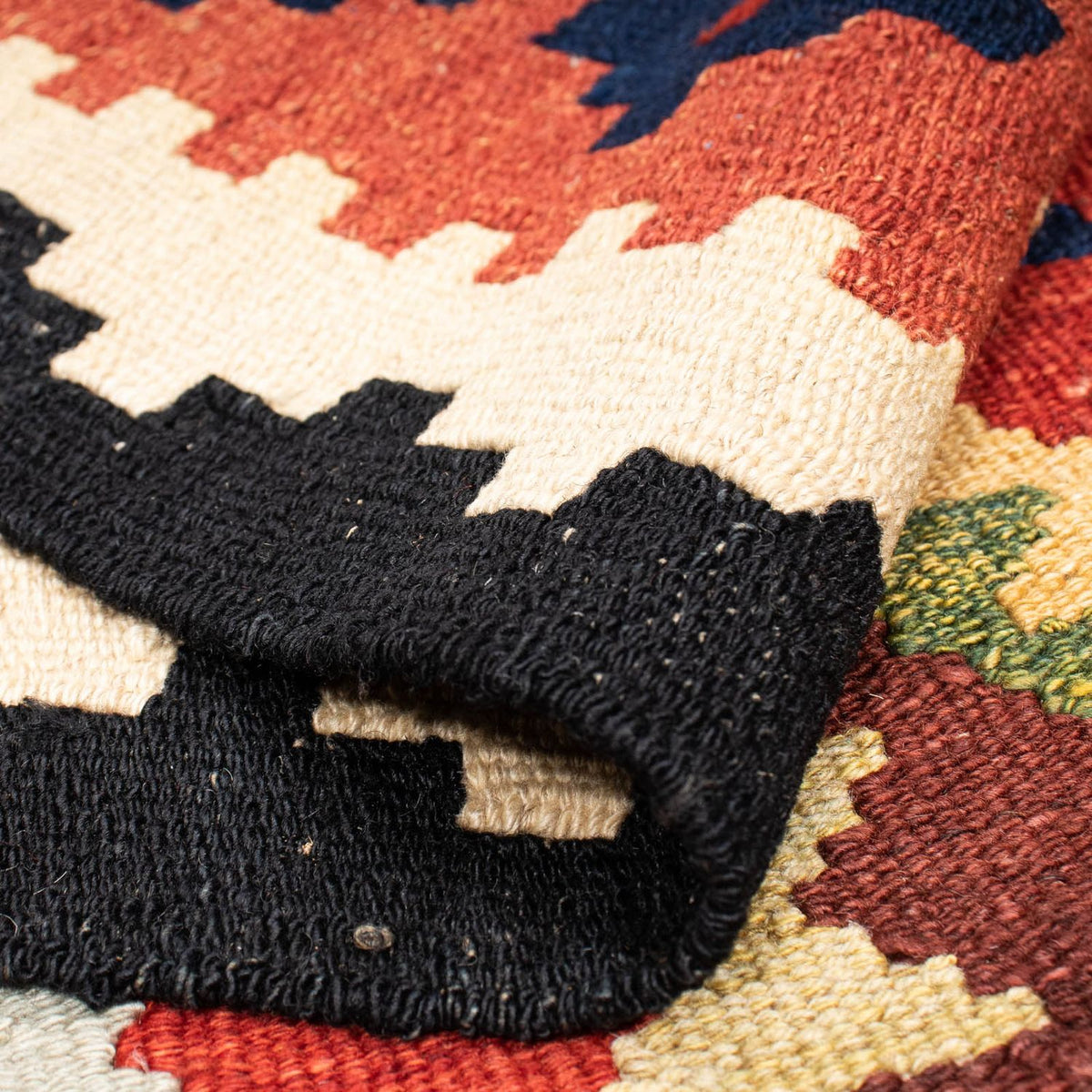 Dywan Kelim - Splash - 176 x 155 cm - wielokolorowy