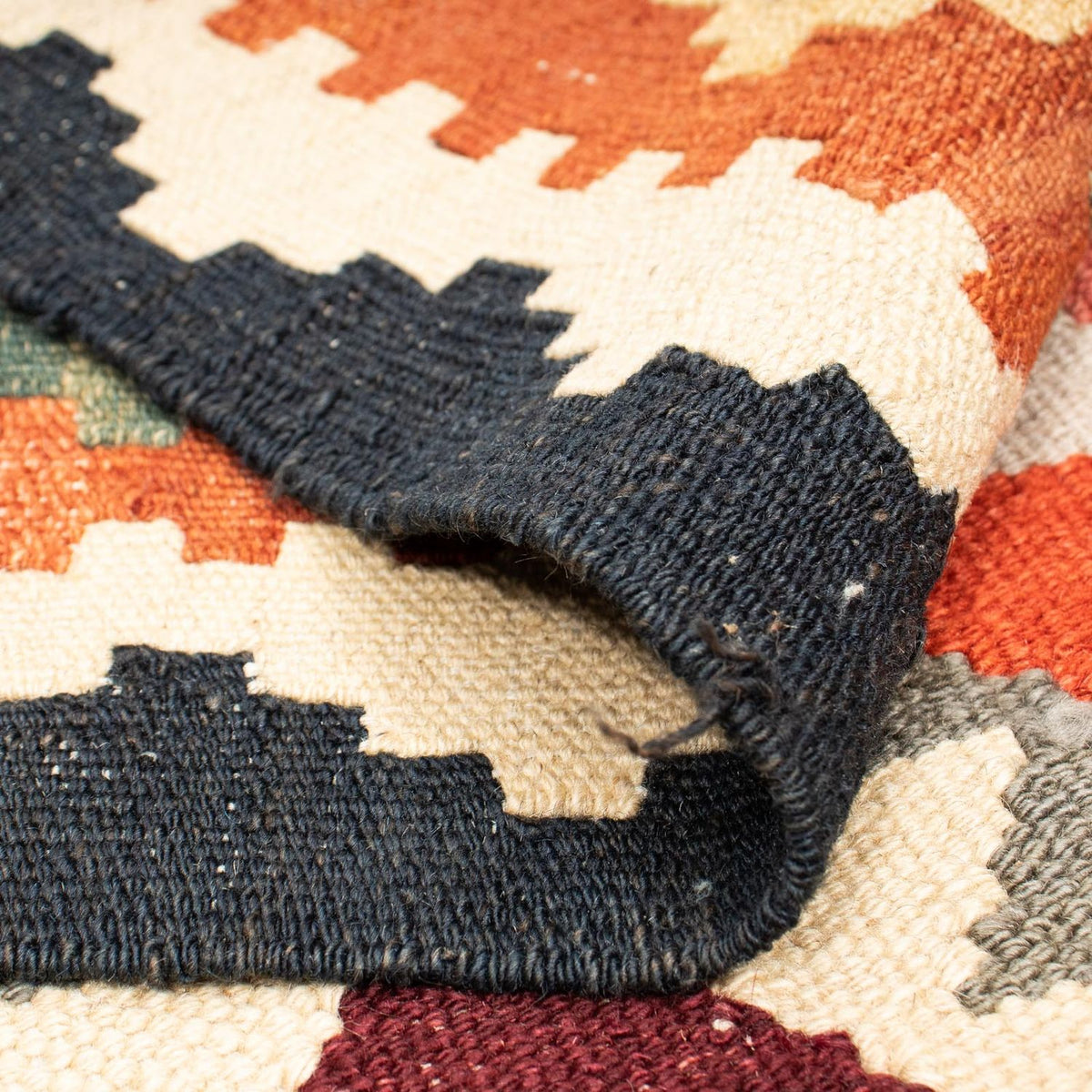 Dywan Kelim - Splash - 207 x 163 cm - wielokolorowy