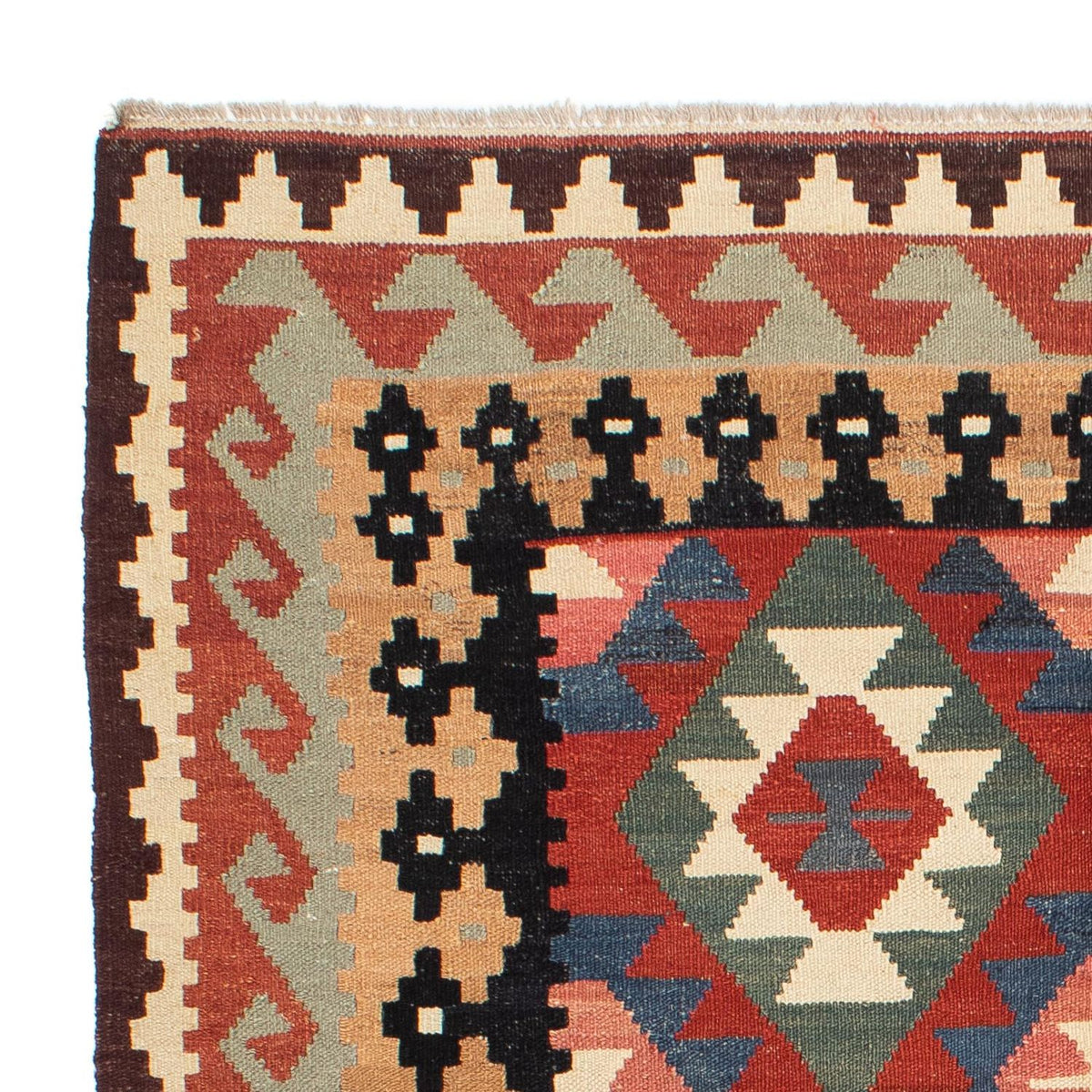 Dywan Kelim - Splash - 207 x 155 cm - wielokolorowy